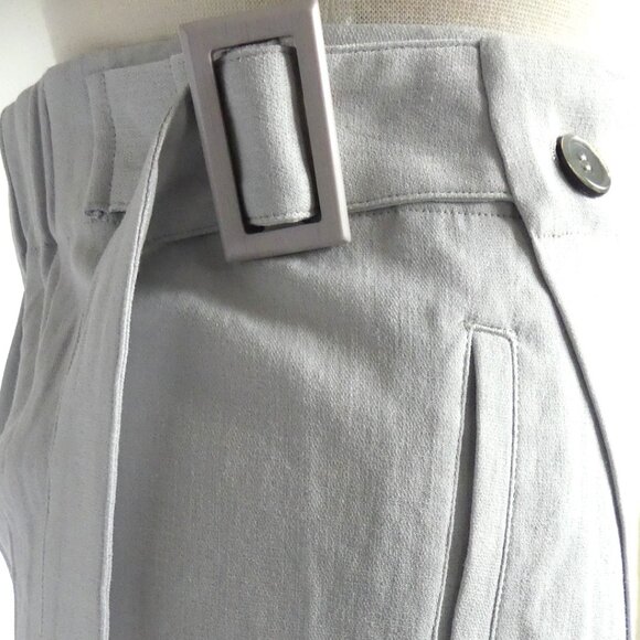 Issey Miyake Maxi Wrap Skirt in Light Gray Size 2 USA Small - Picture 3 of 16